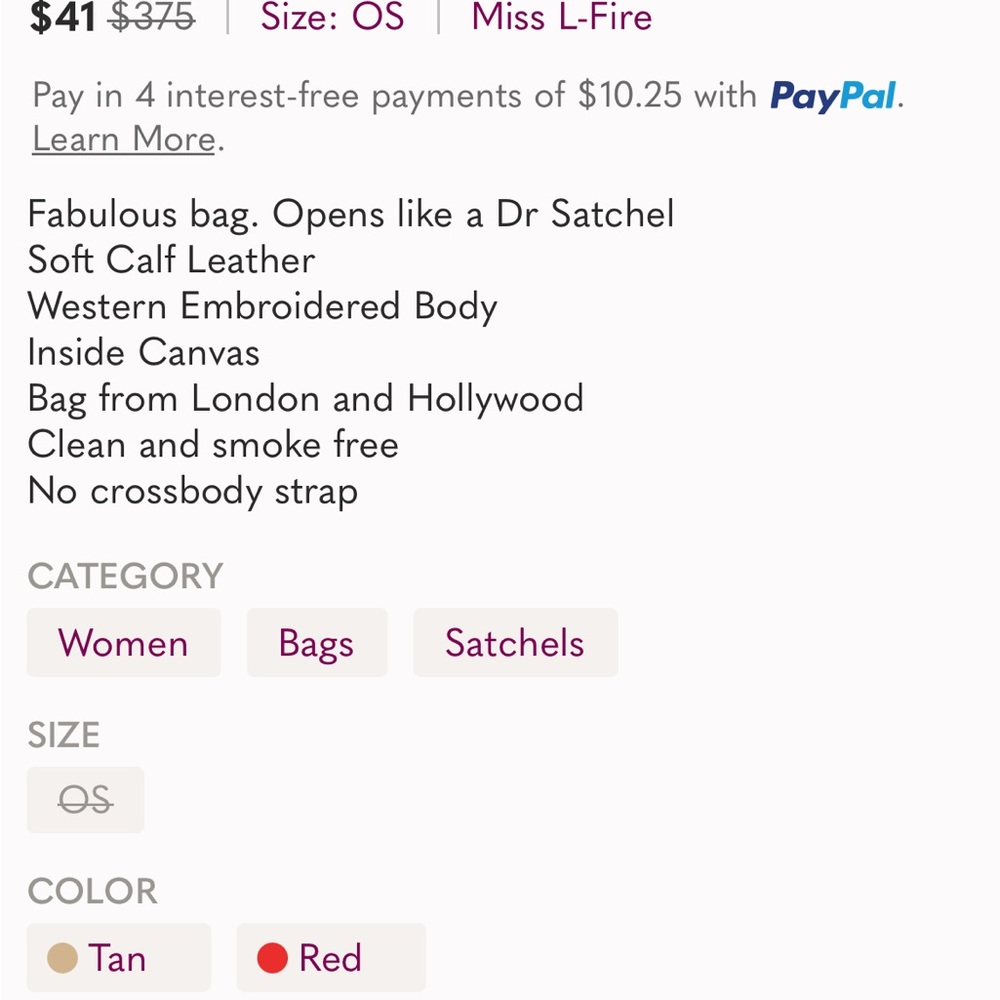Miss L Fire Purse Textile And Leather Handbag Anthropologie Irregular Choice - Picture 7 of 8